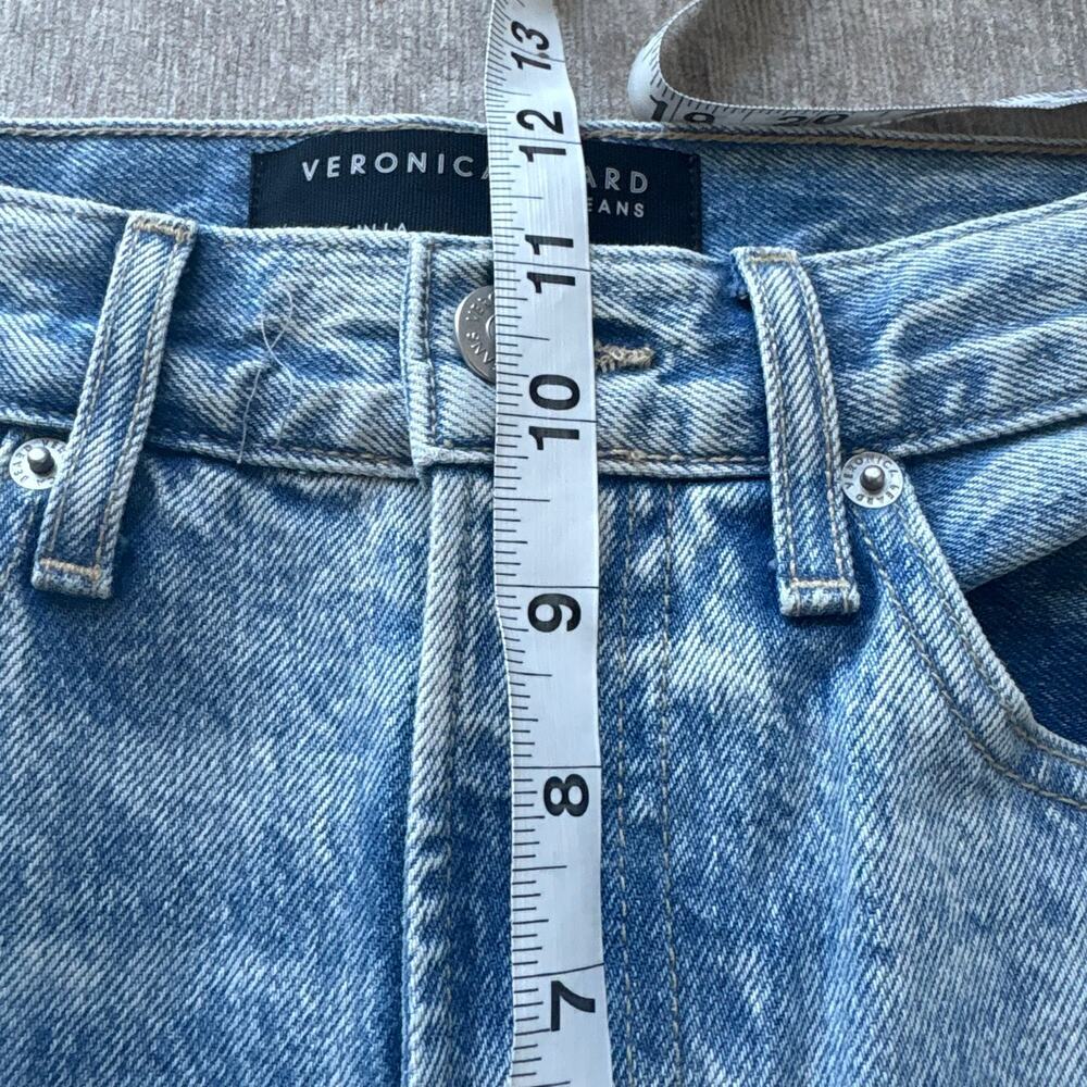 Veronica Beard Carly Kick Flare High Rise Denim Jeans - Picture 6 of 7